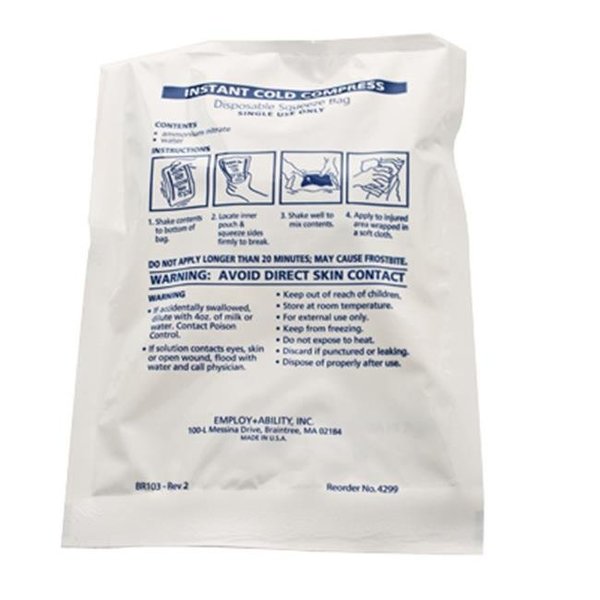 Fabrication Enterprises Fabrication Enterprises 11-1020 Instant Cold Compress; Standard 6 x 9 in. 11-1020